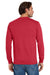 Jerzees 29LS/29L/29LSR Mens Dri-Power Moisture Wicking Long Sleeve Crewneck T-Shirt True Red Model Back