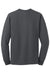 Jerzees 29LS/29L/29LSR Mens Dri-Power Moisture Wicking Long Sleeve Crewneck T-Shirt Charcoal Grey Flat Back