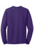 Jerzees 29LS/29L/29LSR Mens Dri-Power Moisture Wicking Long Sleeve Crewneck T-Shirt Deep Purple Flat Back