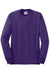 Jerzees 29LS/29L/29LSR Mens Dri-Power Moisture Wicking Long Sleeve Crewneck T-Shirt Deep Purple Flat Front