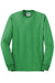 Jerzees 29LS/29L/29LSR Mens Dri-Power Moisture Wicking Long Sleeve Crewneck T-Shirt Kelly Green Flat Front