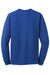 Jerzees 29LS/29L/29LSR Mens Dri-Power Moisture Wicking Long Sleeve Crewneck T-Shirt Royal Blue Flat Back