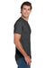 Jerzees 29MP/29P/29MPR Mens Dri-Power Moisture Wicking Short Sleeve Crewneck T-Shirt w/ Pocket Heather Black Model Side