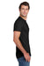 Jerzees 29MP/29P/29MPR Mens Dri-Power Moisture Wicking Short Sleeve Crewneck T-Shirt w/ Pocket Black Model Side