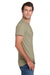 Jerzees 29MP/29P/29MPR Mens Dri-Power Moisture Wicking Short Sleeve Crewneck T-Shirt w/ Pocket Khaki Model Side