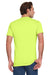 Jerzees 29MP/29P/29MPR Mens Dri-Power Moisture Wicking Short Sleeve Crewneck T-Shirt w/ Pocket Safety Green Model Back