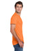 Jerzees 29MP/29P/29MPR Mens Dri-Power Moisture Wicking Short Sleeve Crewneck T-Shirt w/ Pocket Safety Orange Model Side