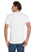 Jerzees 29MP/29P/29MPR Mens Dri-Power Moisture Wicking Short Sleeve Crewneck T-Shirt w/ Pocket White Model Back