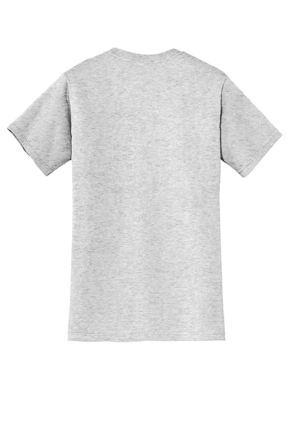 Jerzees 29MP/29P/29MPR Mens Dri-Power Moisture Wicking Short Sleeve Crewneck T-Shirt w/ Pocket Ash Grey Flat Back