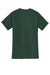 Jerzees 29MP/29P/29MPR Mens Dri-Power Moisture Wicking Short Sleeve Crewneck T-Shirt w/ Pocket Forest Green Flat Back