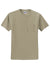 Jerzees 29MP/29P/29MPR Mens Dri-Power Moisture Wicking Short Sleeve Crewneck T-Shirt w/ Pocket Khaki Flat Front