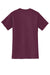 Jerzees 29MP/29P/29MPR Mens Dri-Power Moisture Wicking Short Sleeve Crewneck T-Shirt w/ Pocket Maroon Flat Back