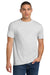 Jerzees 29M/29MR/29MT Mens Dri-Power Moisture Wicking Short Sleeve Crewneck T-Shirt Ash Grey Model Front