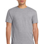 Jerzees Mens Dri-Power Moisture Wicking Short Sleeve Crewneck T-Shirt - Heather Grey