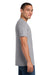 Jerzees 29M/29MR/29MT Mens Dri-Power Moisture Wicking Short Sleeve Crewneck T-Shirt Heather Grey Model Side