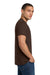 Jerzees 29M/29MR/29MT Mens Dri-Power Moisture Wicking Short Sleeve Crewneck T-Shirt Chocolate Brown Model Side