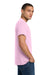 Jerzees 29M/29MR/29MT Mens Dri-Power Moisture Wicking Short Sleeve Crewneck T-Shirt Classic Pink Model Side