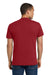 Jerzees 29M/29MR/29MT Mens Dri-Power Moisture Wicking Short Sleeve Crewneck T-Shirt Crimson Red Model Back