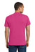 Jerzees 29M/29MR/29MT Mens Dri-Power Moisture Wicking Short Sleeve Crewneck T-Shirt Cyber Pink Model Back