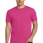 Jerzees Mens Dri-Power Moisture Wicking Short Sleeve Crewneck T-Shirt - Cyber Pink