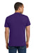 Jerzees 29M/29MR/29MT Mens Dri-Power Moisture Wicking Short Sleeve Crewneck T-Shirt Deep Purple Model Back