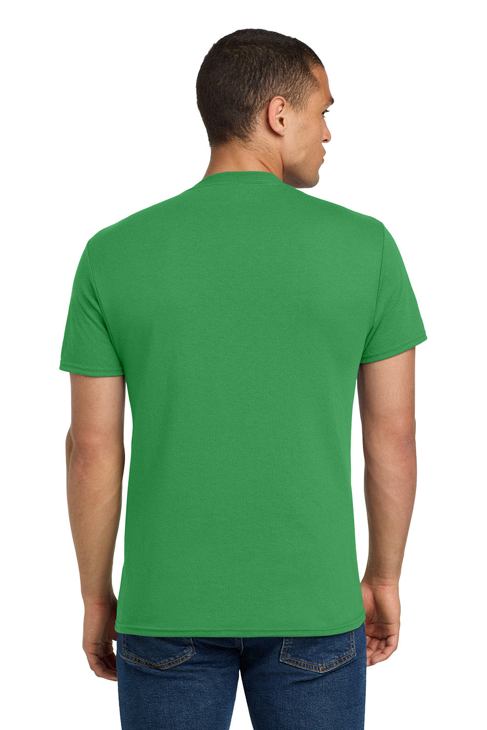 Jerzees 29M/29MR/29MT Mens Dri-Power Moisture Wicking Short Sleeve Crewneck T-Shirt Kelly Green Model Back