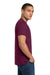 Jerzees 29M/29MR/29MT Mens Dri-Power Moisture Wicking Short Sleeve Crewneck T-Shirt Maroon Model Side