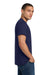 Jerzees 29M/29MR/29MT Mens Dri-Power Moisture Wicking Short Sleeve Crewneck T-Shirt Navy Blue Model Side