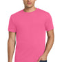 Jerzees Mens Dri-Power Moisture Wicking Short Sleeve Crewneck T-Shirt - Neon Pink