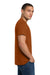 Jerzees 29M/29MR/29MT Mens Dri-Power Moisture Wicking Short Sleeve Crewneck T-Shirt Texas Orange Model Side