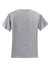 Jerzees 29M/29MR/29MT Mens Dri-Power Moisture Wicking Short Sleeve Crewneck T-Shirt Heather Grey Flat Back