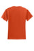 Jerzees 29M/29MR/29MT Mens Dri-Power Moisture Wicking Short Sleeve Crewneck T-Shirt Burnt Orange Flat Back