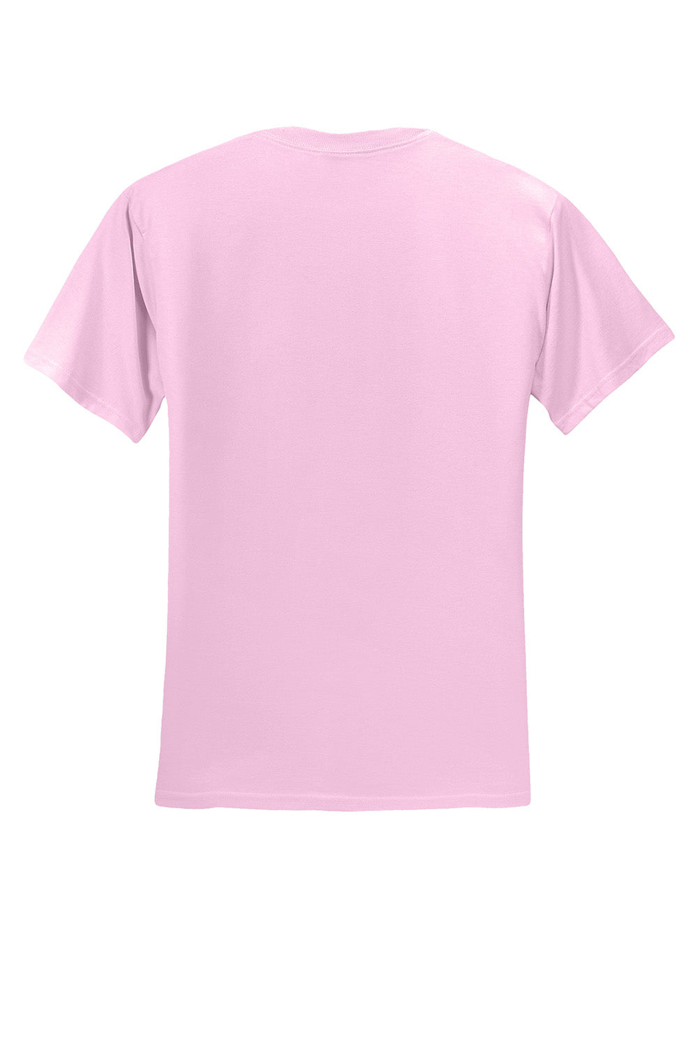 Jerzees 29M/29MR/29MT Mens Dri-Power Moisture Wicking Short Sleeve Crewneck T-Shirt Classic Pink Flat Back