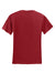 Jerzees 29M/29MR/29MT Mens Dri-Power Moisture Wicking Short Sleeve Crewneck T-Shirt Crimson Red Flat Back