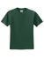 Jerzees 29M/29MR/29MT Mens Dri-Power Moisture Wicking Short Sleeve Crewneck T-Shirt Forest Green Flat Front