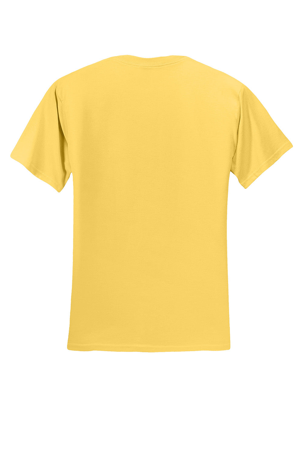 Jerzees 29M/29MR/29MT Mens Dri-Power Moisture Wicking Short Sleeve Crewneck T-Shirt Island Yellow Flat Back