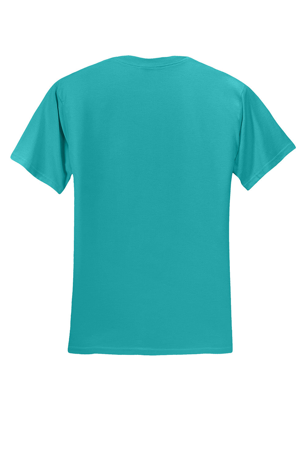 Jerzees 29M/29MR/29MT Mens Dri-Power Moisture Wicking Short Sleeve Crewneck T-Shirt Jade Green Flat Back