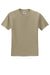 Jerzees 29M/29MR/29MT Mens Dri-Power Moisture Wicking Short Sleeve Crewneck T-Shirt Khaki Flat Front