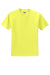 Jerzees 29M/29MR/29MT Mens Dri-Power Moisture Wicking Short Sleeve Crewneck T-Shirt Neon Yellow Flat Front