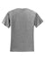 Jerzees 29M/29MR/29MT Mens Dri-Power Moisture Wicking Short Sleeve Crewneck T-Shirt Oxford Grey Flat Back