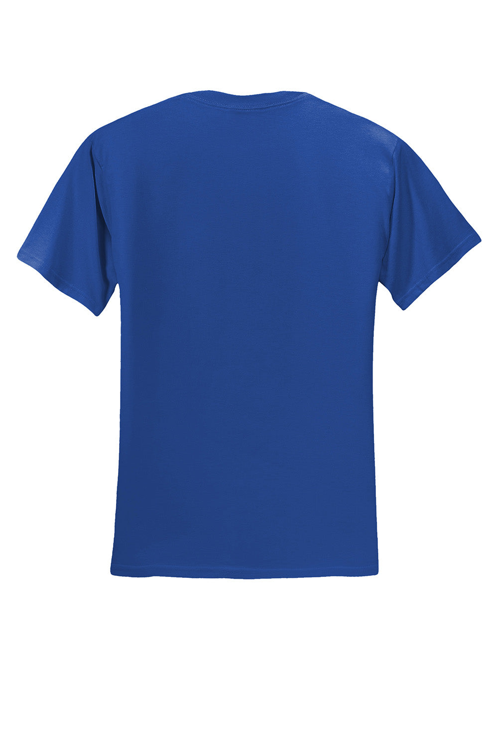 Jerzees 29M/29MR/29MT Mens Dri-Power Moisture Wicking Short Sleeve Crewneck T-Shirt Royal Blue Flat Back