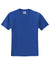 Jerzees 29M/29MR/29MT Mens Dri-Power Moisture Wicking Short Sleeve Crewneck T-Shirt Royal Blue Flat Front