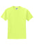 Jerzees 29M/29MR/29MT Mens Dri-Power Moisture Wicking Short Sleeve Crewneck T-Shirt Safety Green Flat Front