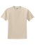 Jerzees 29M/29MR/29MT Mens Dri-Power Moisture Wicking Short Sleeve Crewneck T-Shirt Sandstone Flat Front