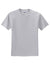 Jerzees 29M/29MR/29MT Mens Dri-Power Moisture Wicking Short Sleeve Crewneck T-Shirt Silver Grey Flat Front