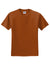 Jerzees 29M/29MR/29MT Mens Dri-Power Moisture Wicking Short Sleeve Crewneck T-Shirt Texas Orange Flat Front