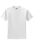 Jerzees 29M/29MR/29MT Mens Dri-Power Moisture Wicking Short Sleeve Crewneck T-Shirt White Flat Front