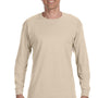 Jerzees Mens Dri-Power Moisture Wicking Long Sleeve Crewneck T-Shirt - Sandstone