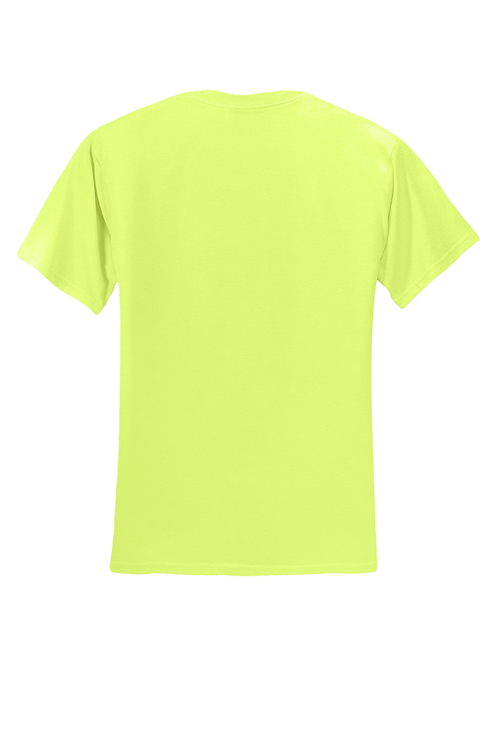 Jerzees 29M/29MR/29MT Mens Dri-Power Moisture Wicking Short Sleeve Crewneck T-Shirt Safety Green Flat Back