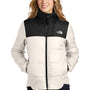 The North Face Womens Everyday Water Resistant Insulated Full Zip Jacket - Vintage White